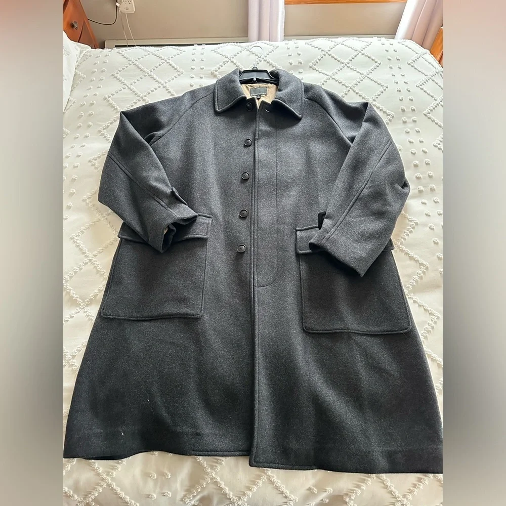 Men’s Wool Topcoat - Banana Republic - XL